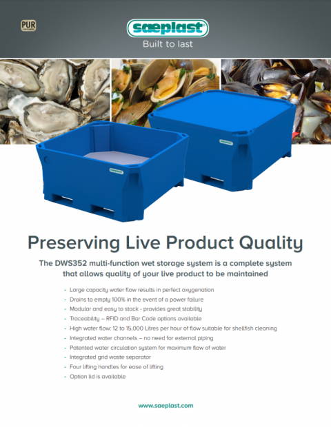DWS352 Wet storage container